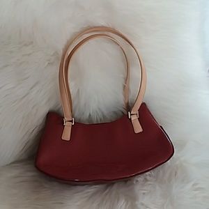 Guess shoulder bag shiny glossy red Small